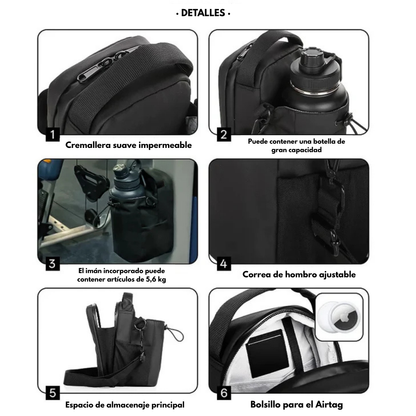 Bolsa magnética de gimnasio